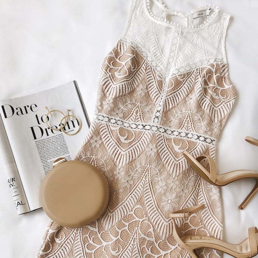 Serious Love White Lace Bodycon Dress